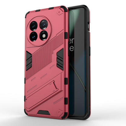 OnePlus 11 5G Shockproof Phone Case - Punk Armor 2-in-1 PC + TPU with Invisible Holder