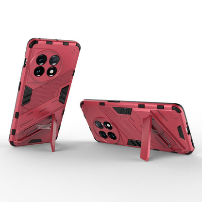 OnePlus 11 5G Shockproof Phone Case - Punk Armor 2-in-1 PC + TPU with Invisible Holder