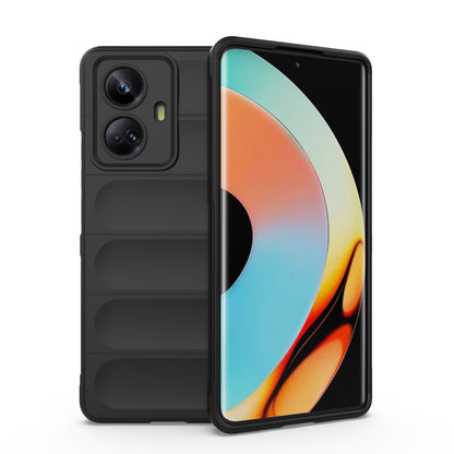 Realme 10 Pro+ 5G Magic Shield TPU + Flannel Phone Case: Durable, Non-toxic, Easy Access, Stylish Design