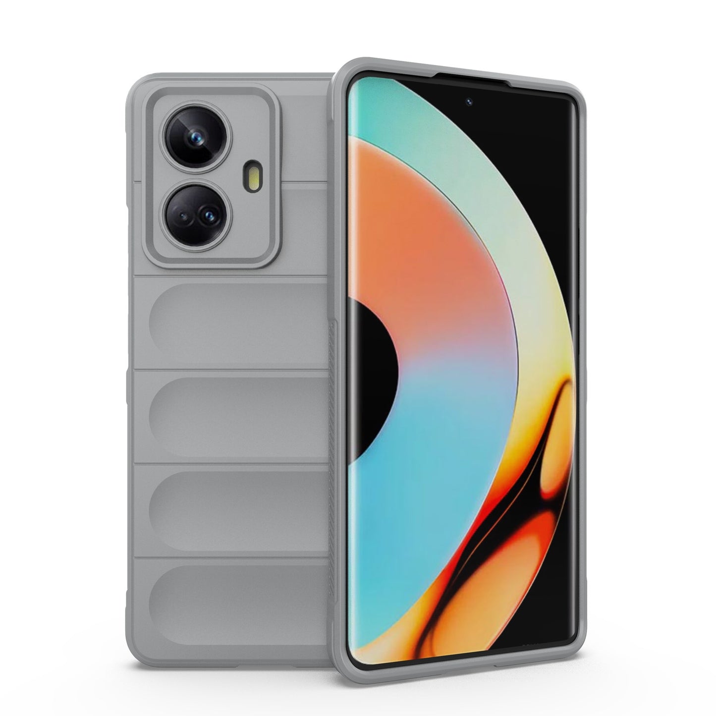 Realme 10 Pro+ 5G Magic Shield TPU + Flannel Phone Case: Durable, Non-toxic, Easy Access, Stylish Design