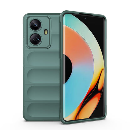 Realme 10 Pro+ 5G Magic Shield TPU + Flannel Phone Case: Durable, Non-toxic, Easy Access, Stylish Design