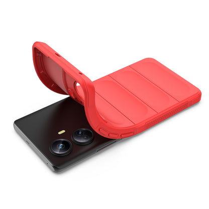 Realme 10 Pro+ 5G Magic Shield TPU + Flannel Phone Case: Durable, Non-toxic, Easy Access, Stylish Design