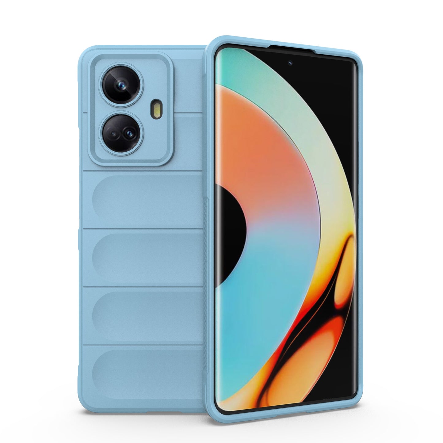 Realme 10 Pro+ 5G Magic Shield TPU + Flannel Phone Case: Durable, Non-toxic, Easy Access, Stylish Design