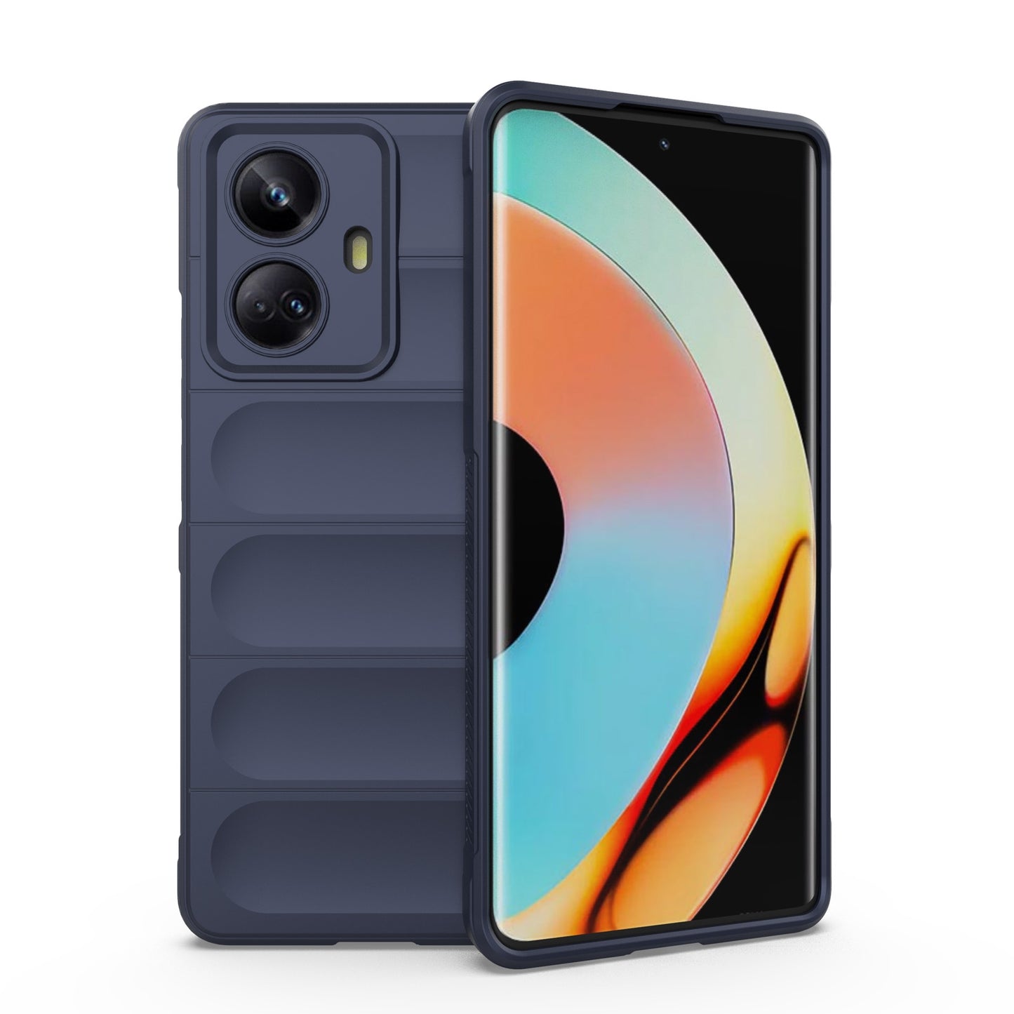 Realme 10 Pro+ 5G Magic Shield TPU + Flannel Phone Case: Durable, Non-toxic, Easy Access, Stylish Design