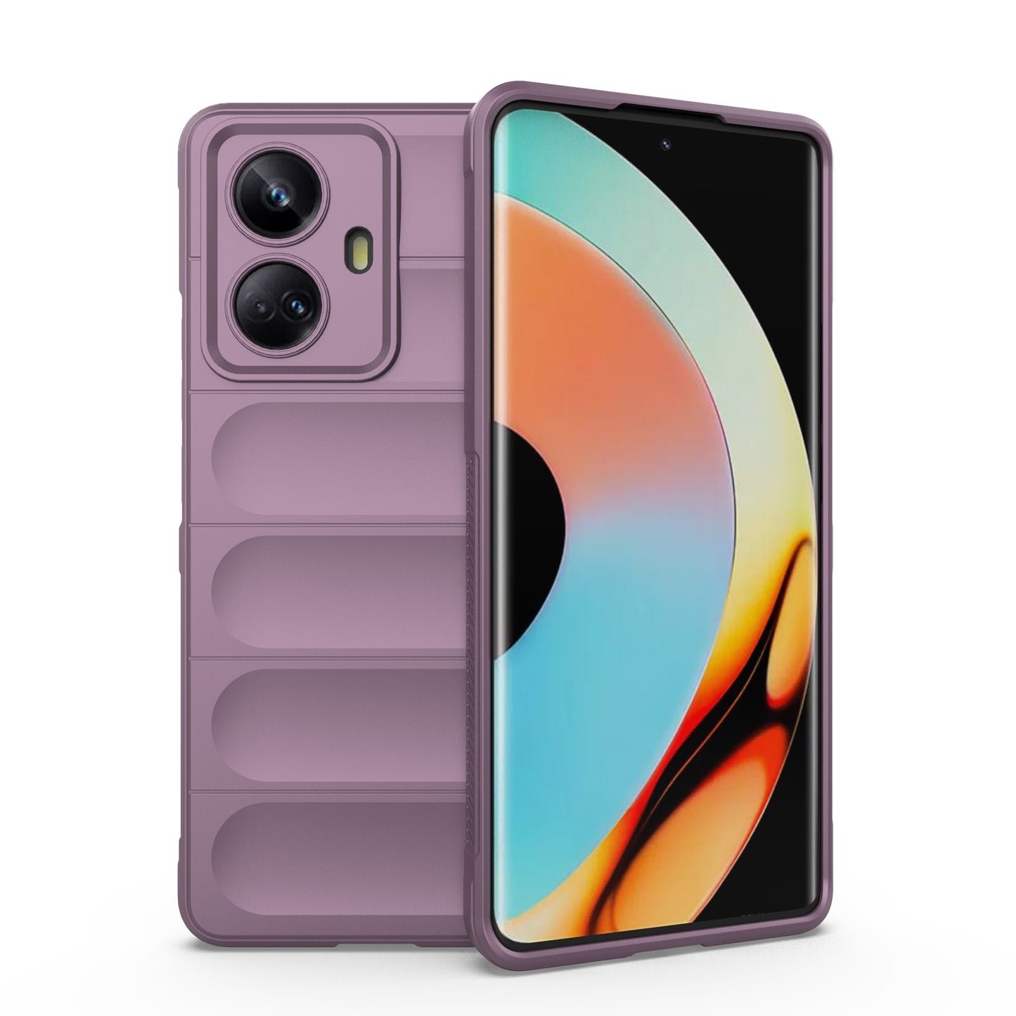 Realme 10 Pro+ 5G Magic Shield TPU + Flannel Phone Case: Durable, Non-toxic, Easy Access, Stylish Design