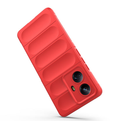 Realme 10 Pro+ 5G Magic Shield TPU + Flannel Phone Case: Durable, Non-toxic, Easy Access, Stylish Design