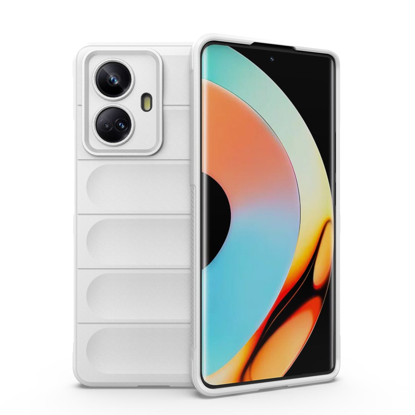 Realme 10 Pro+ 5G Magic Shield TPU + Flannel Phone Case: Durable, Non-toxic, Easy Access, Stylish Design