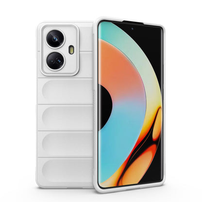 Realme 10 Pro+ 5G Magic Shield TPU + Flannel Phone Case: Durable, Non-toxic, Easy Access, Stylish Design