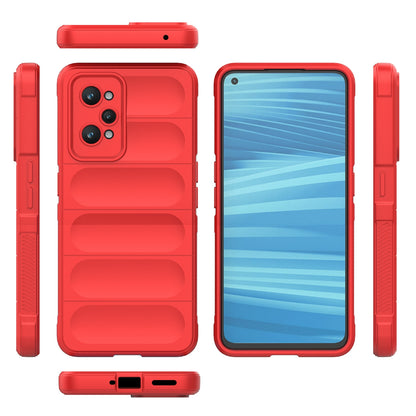Realme GT2 Magic Shield TPU + Flannel Phone Case: Durable, Non-toxic, Easy Access, Stylish Design