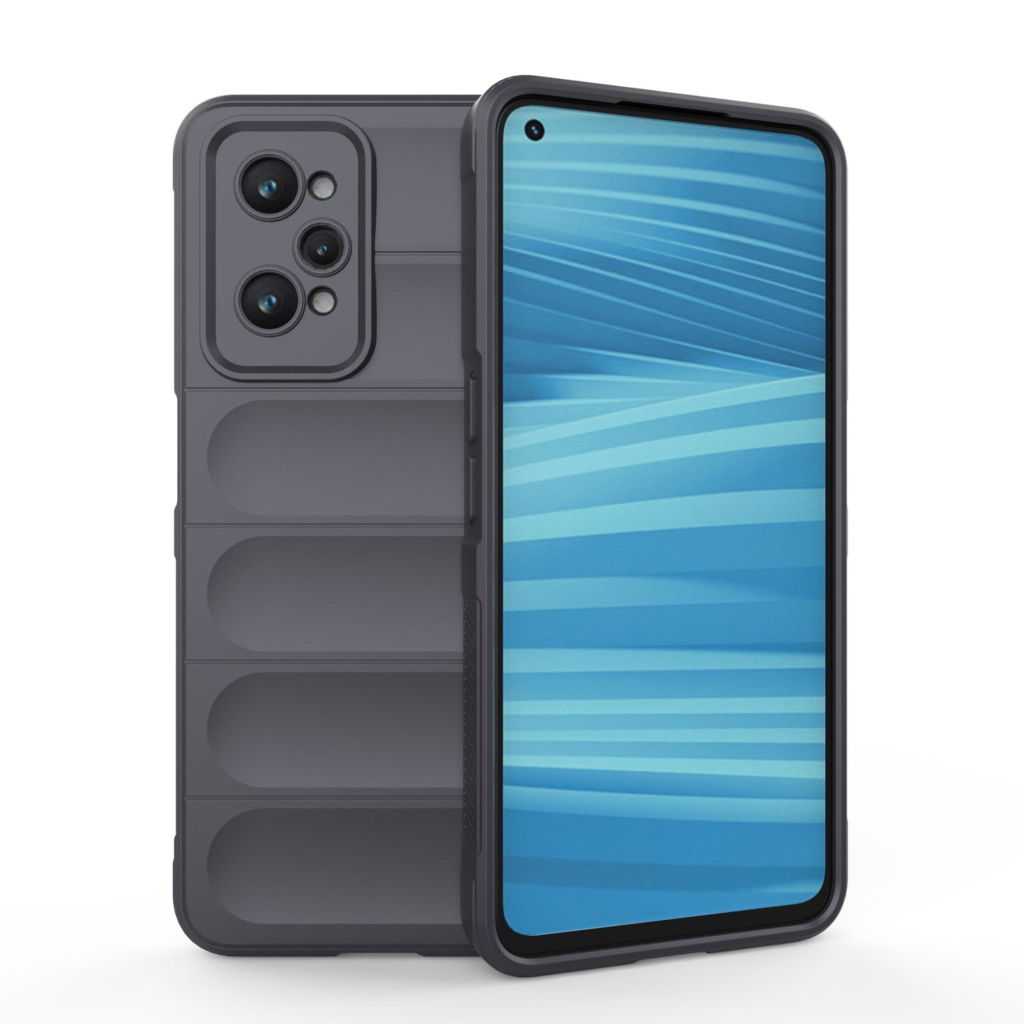 Realme GT2 Magic Shield TPU + Flannel Phone Case: Durable, Non-toxic, Easy Access, Stylish Design