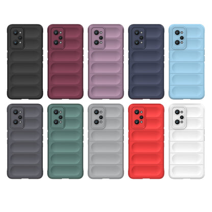 Realme GT2 Magic Shield TPU + Flannel Phone Case: Durable, Non-toxic, Easy Access, Stylish Design