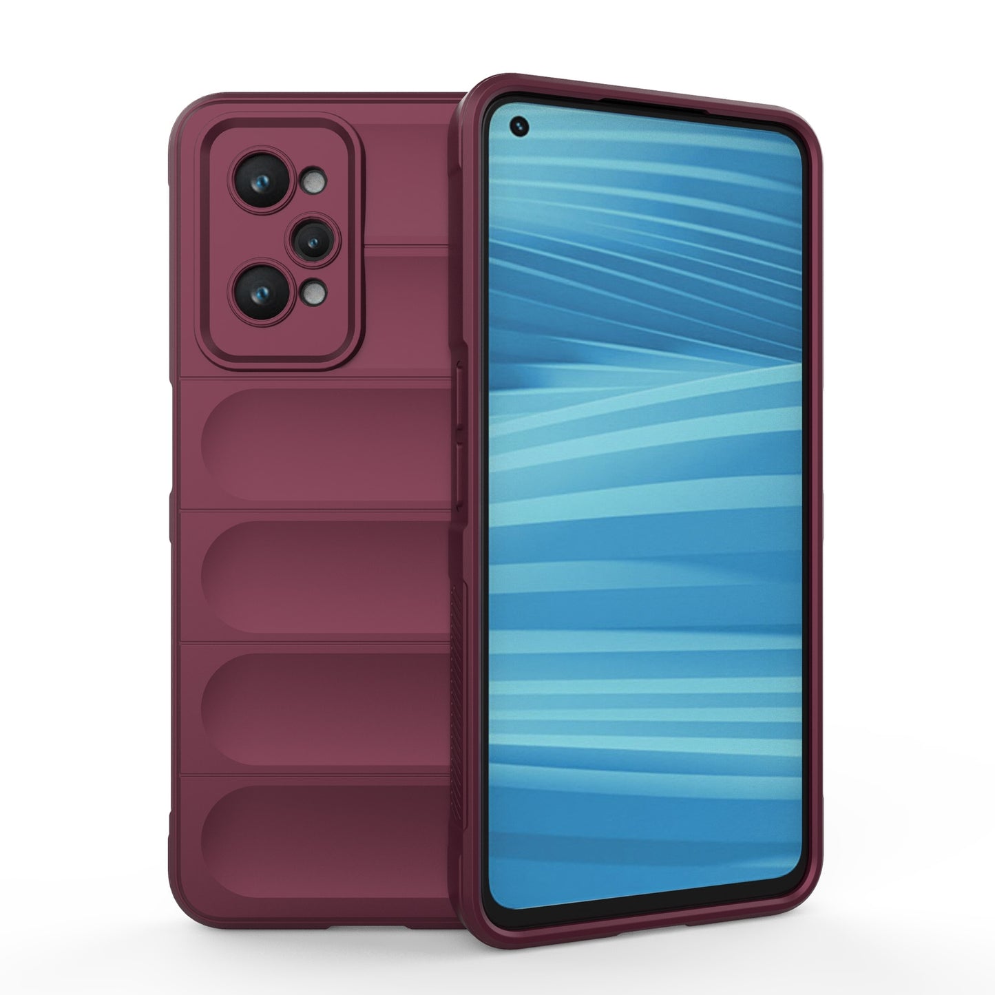 Realme GT2 Magic Shield TPU + Flannel Phone Case: Durable, Non-toxic, Easy Access, Stylish Design