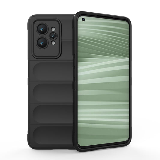 Realme GT2 Pro Magic Shield TPU + Flannel Phone Case: Durable, Non-toxic, Easy Access, Stylish Design