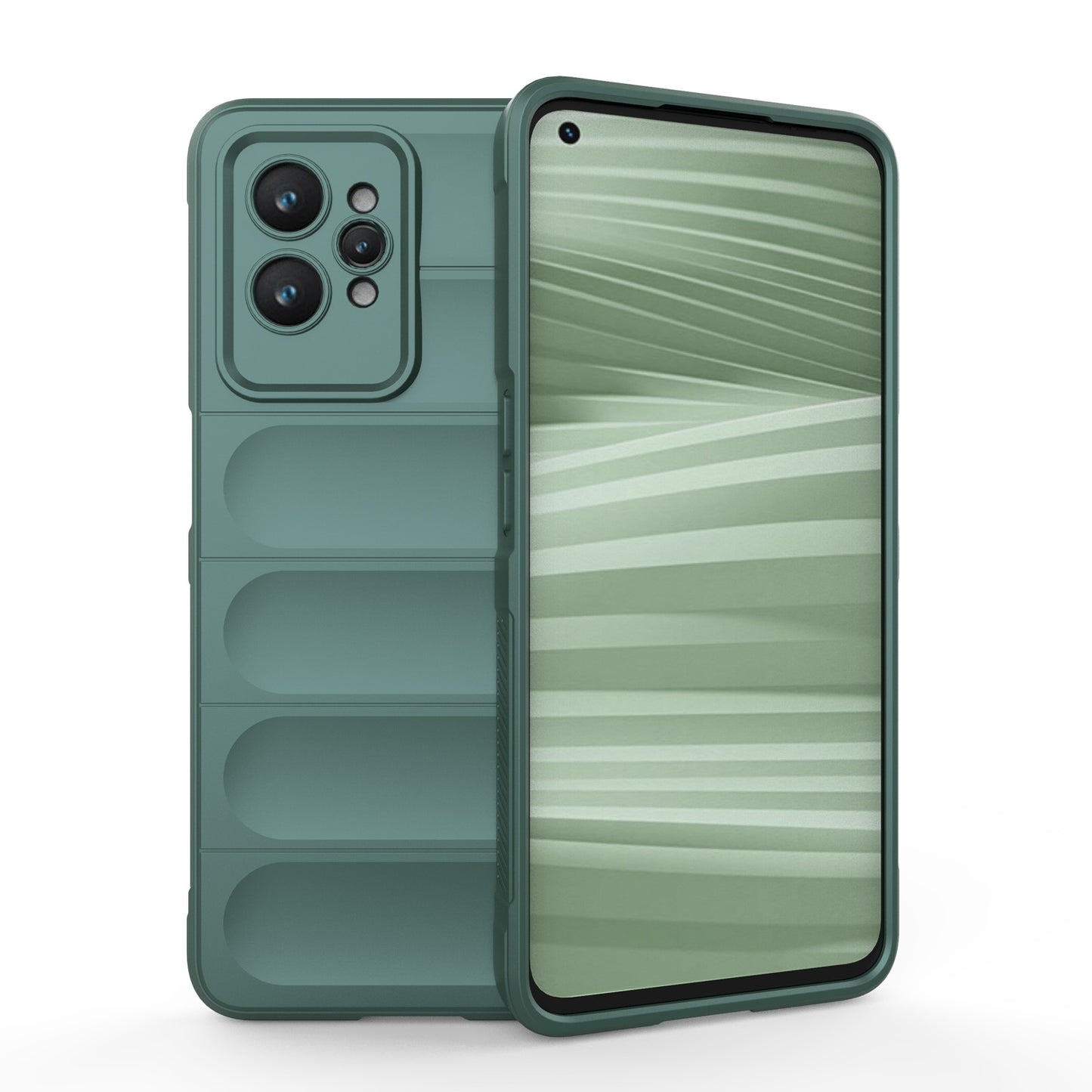 Realme GT2 Pro Magic Shield TPU + Flannel Phone Case: Durable, Non-toxic, Easy Access, Stylish Design