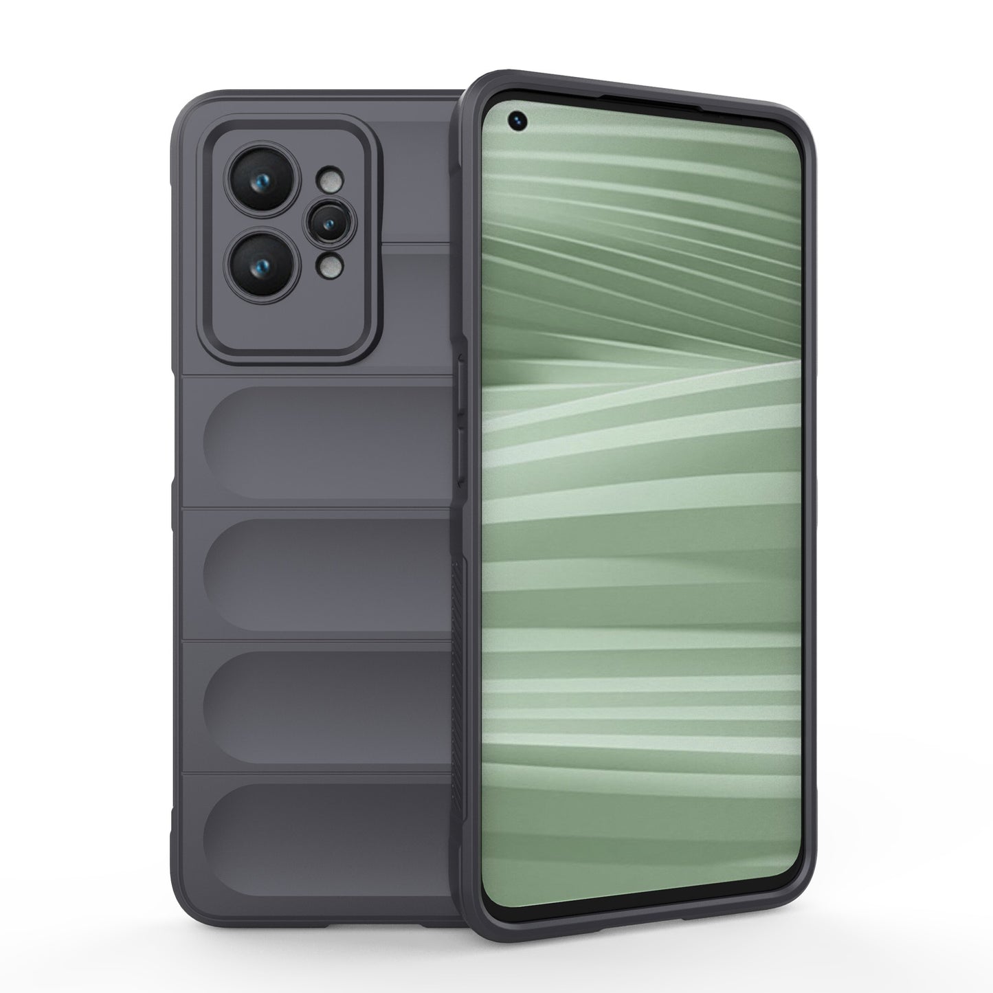 Realme GT2 Pro Magic Shield TPU + Flannel Phone Case: Durable, Non-toxic, Easy Access, Stylish Design