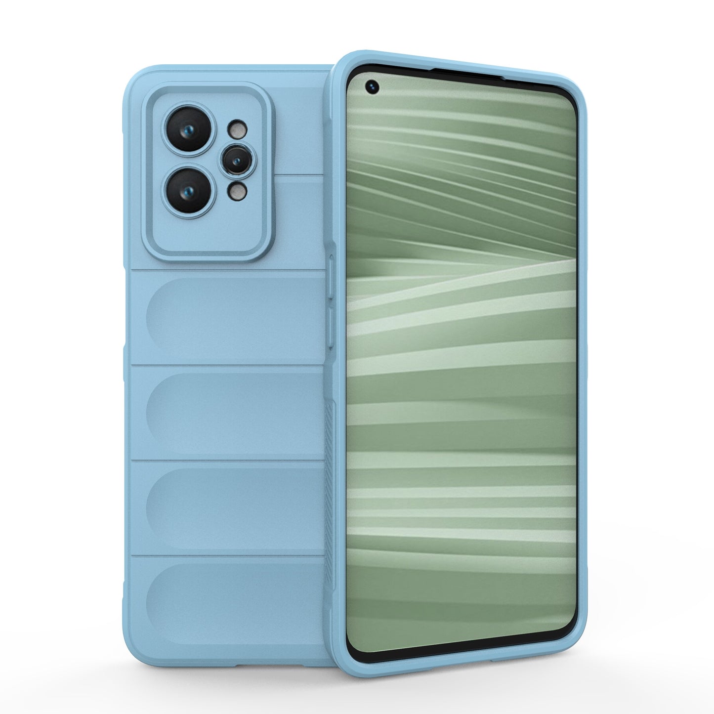 Realme GT2 Pro Magic Shield TPU + Flannel Phone Case: Durable, Non-toxic, Easy Access, Stylish Design