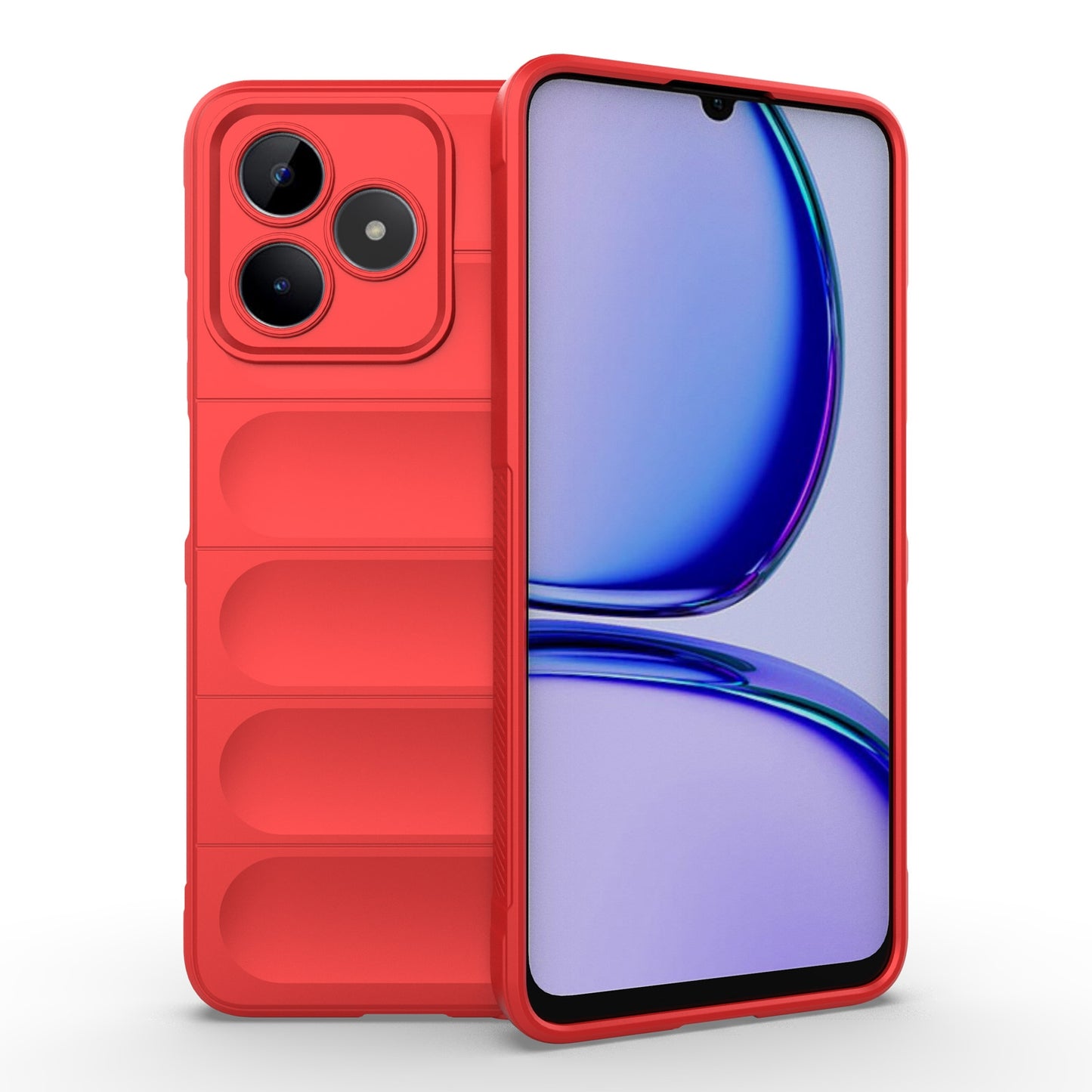 Realme C53 4G Magic Shield TPU + Flannel Phone Case: Durable, Non-toxic, Easy Access, Stylish Design
