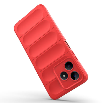 Realme C53 4G Magic Shield TPU + Flannel Phone Case: Durable, Non-toxic, Easy Access, Stylish Design