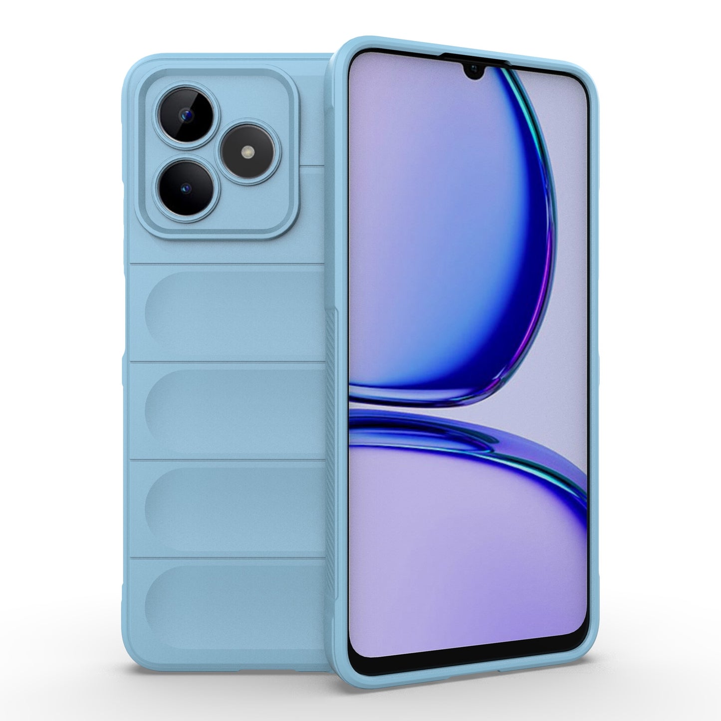 Realme C53 4G Magic Shield TPU + Flannel Phone Case: Durable, Non-toxic, Easy Access, Stylish Design