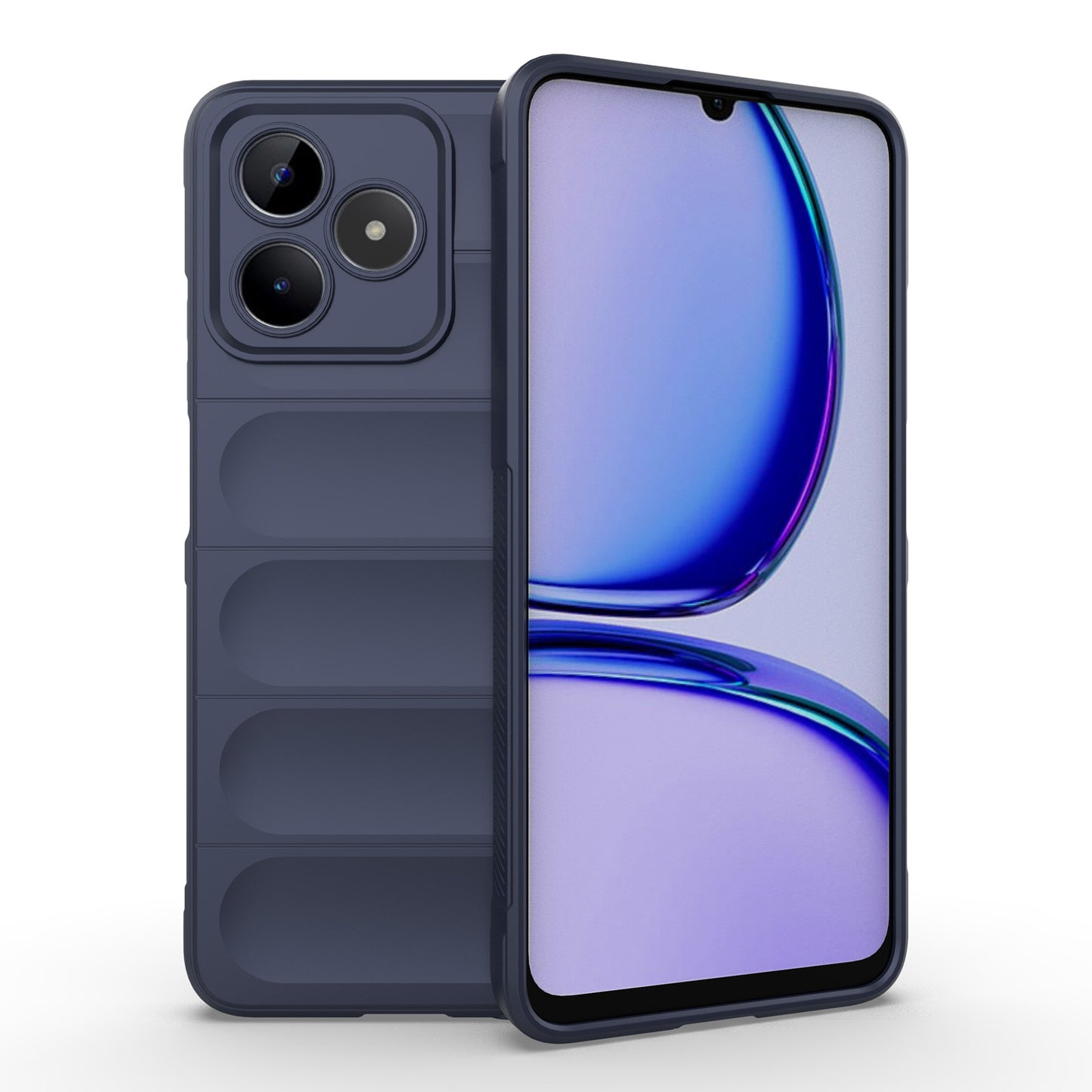Realme C53 4G Magic Shield TPU + Flannel Phone Case: Durable, Non-toxic, Easy Access, Stylish Design