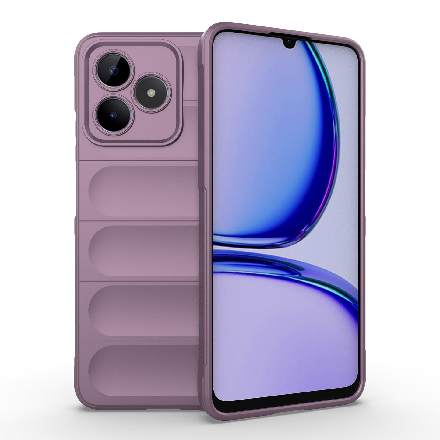Realme C53 4G Magic Shield TPU + Flannel Phone Case: Durable, Non-toxic, Easy Access, Stylish Design