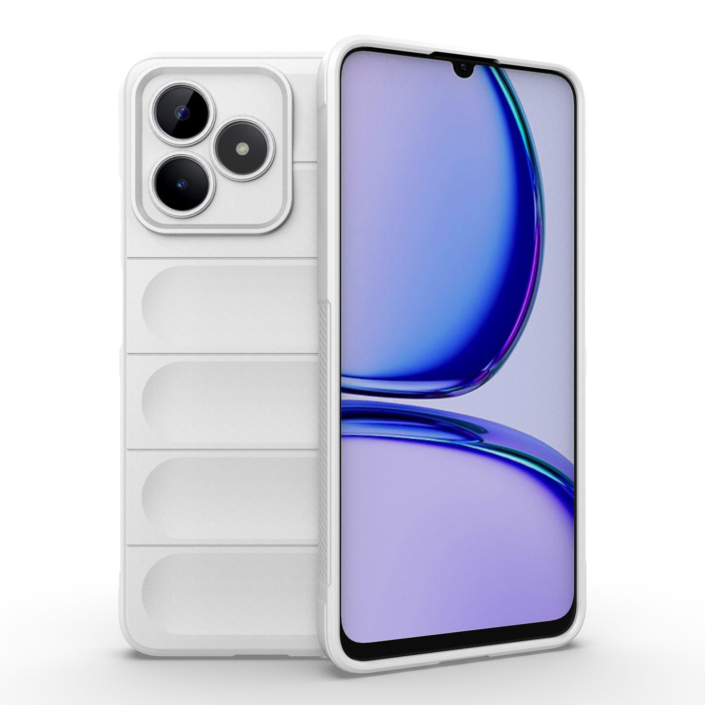 Realme C53 4G Magic Shield TPU + Flannel Phone Case: Durable, Non-toxic, Easy Access, Stylish Design