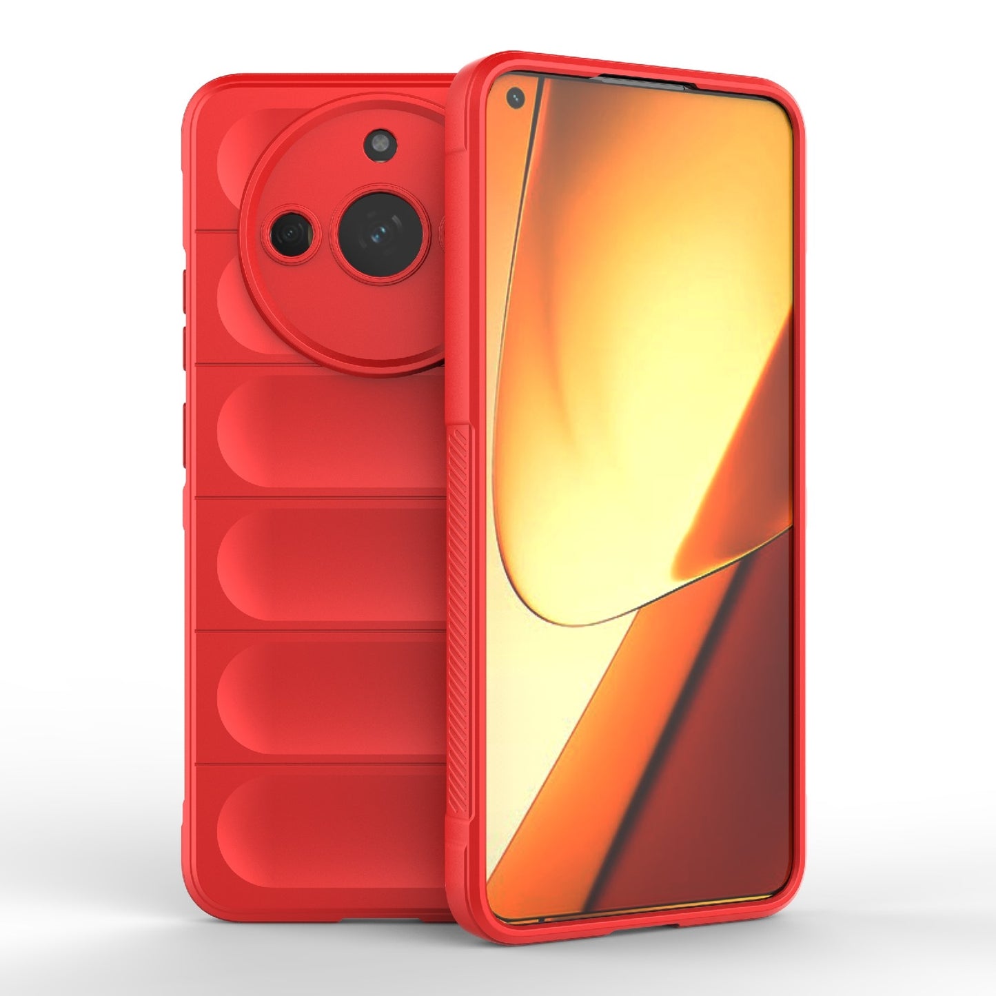 Realme 11 5G Magic Shield TPU + Flannel Phone Case: Durable, Non-toxic, Easy Access, Stylish Design