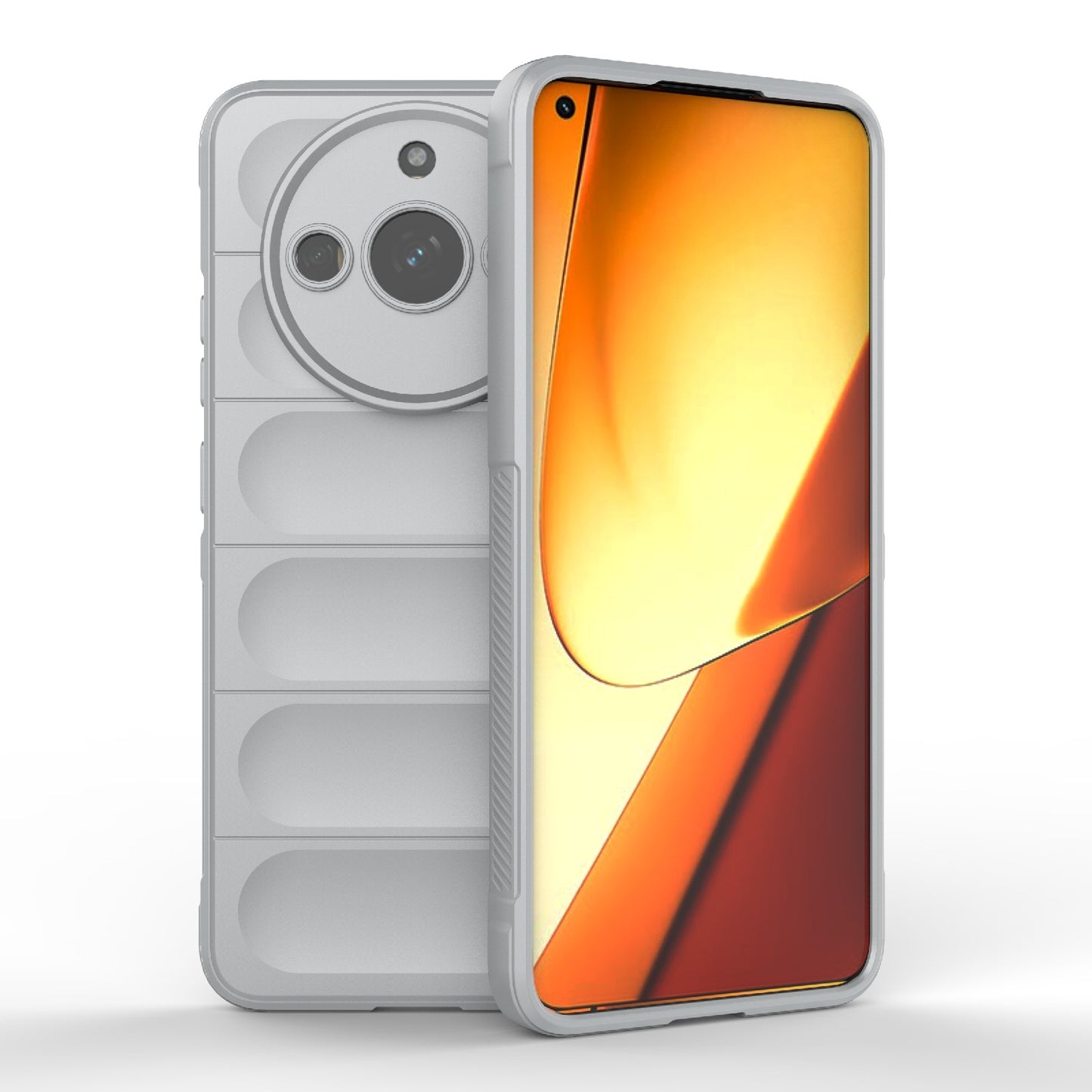 Realme 11 5G Magic Shield TPU + Flannel Phone Case: Durable, Non-toxic, Easy Access, Stylish Design