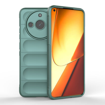 Realme 11 5G Magic Shield TPU + Flannel Phone Case: Durable, Non-toxic, Easy Access, Stylish Design