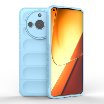 Realme 11 5G Magic Shield TPU + Flannel Phone Case: Durable, Non-toxic, Easy Access, Stylish Design