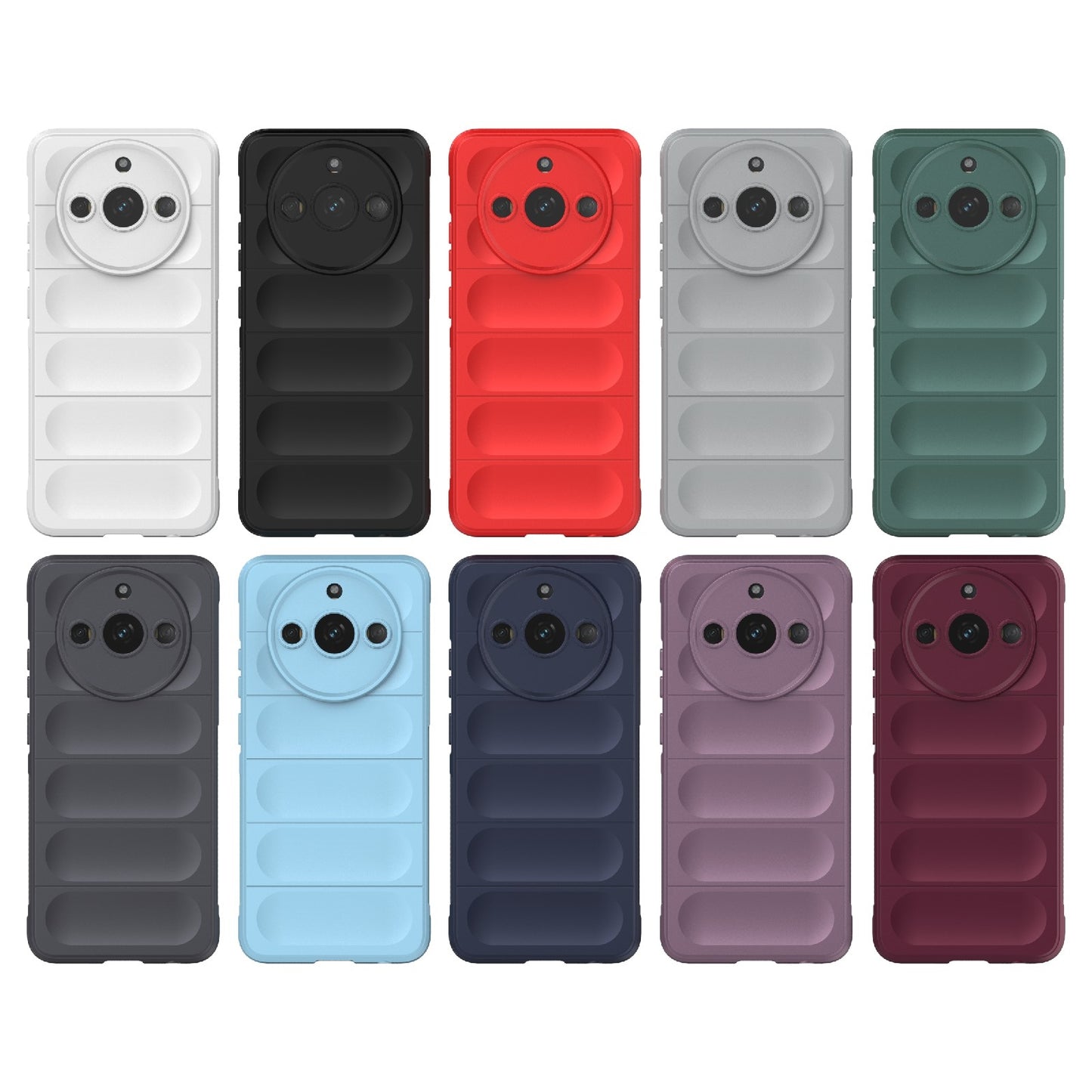 Realme 11 5G Magic Shield TPU + Flannel Phone Case: Durable, Non-toxic, Easy Access, Stylish Design