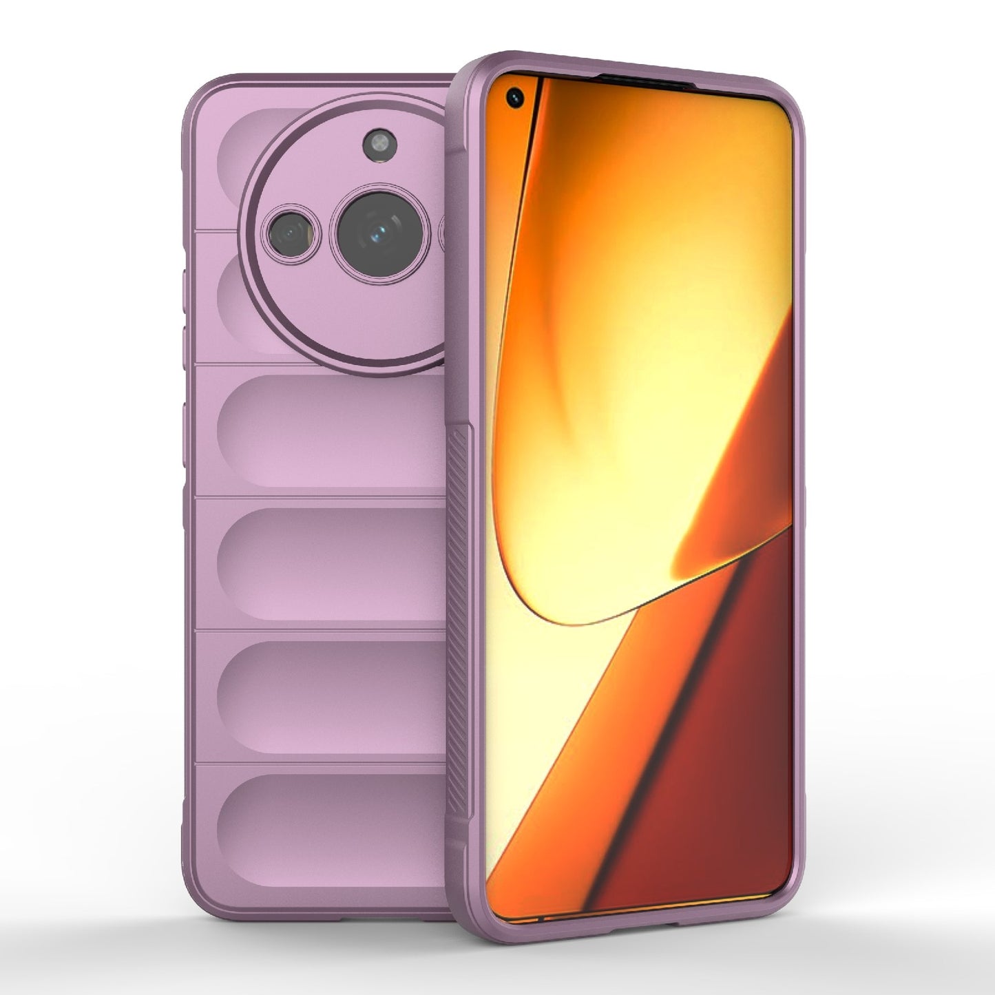 Realme 11 5G Magic Shield TPU + Flannel Phone Case: Durable, Non-toxic, Easy Access, Stylish Design