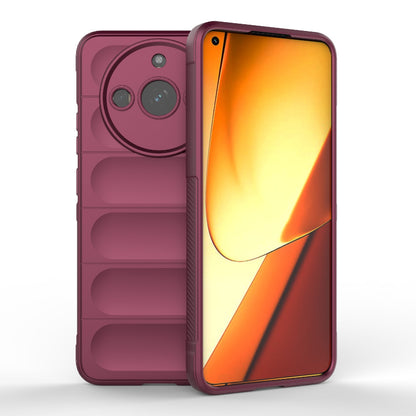 Realme 11 5G Magic Shield TPU + Flannel Phone Case: Durable, Non-toxic, Easy Access, Stylish Design