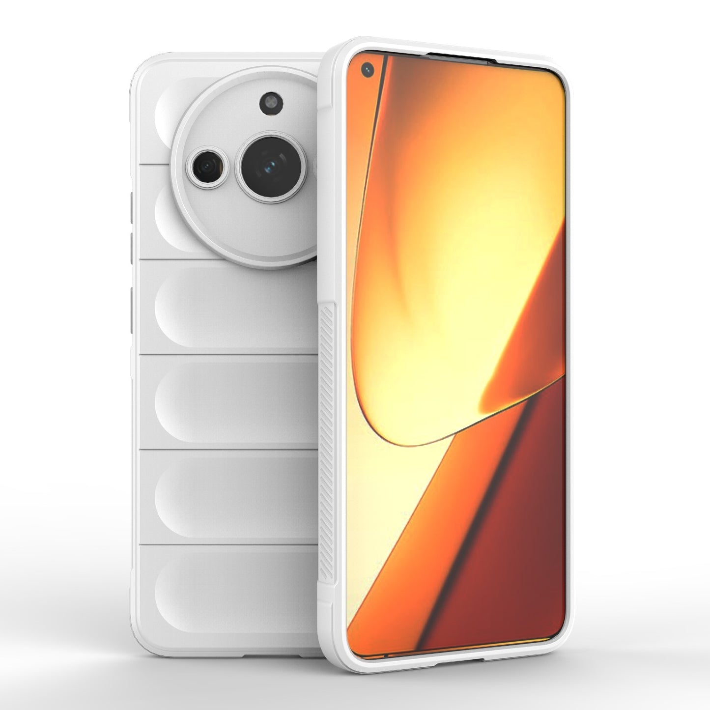 Realme 11 5G Magic Shield TPU + Flannel Phone Case: Durable, Non-toxic, Easy Access, Stylish Design