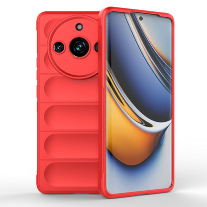 Realme 11 Pro+ 5G Magic Shield TPU + Flannel Phone Case: Durable, Non-toxic, Easy Access, Stylish Design
