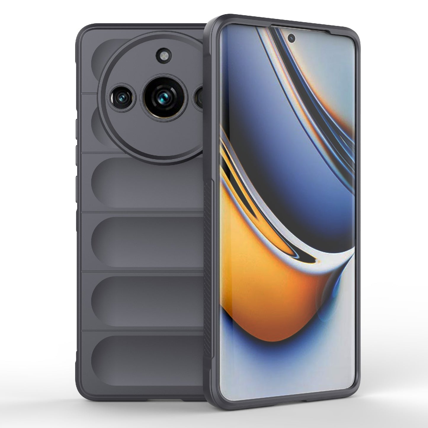 Realme 11 Pro+ 5G Magic Shield TPU + Flannel Phone Case: Durable, Non-toxic, Easy Access, Stylish Design