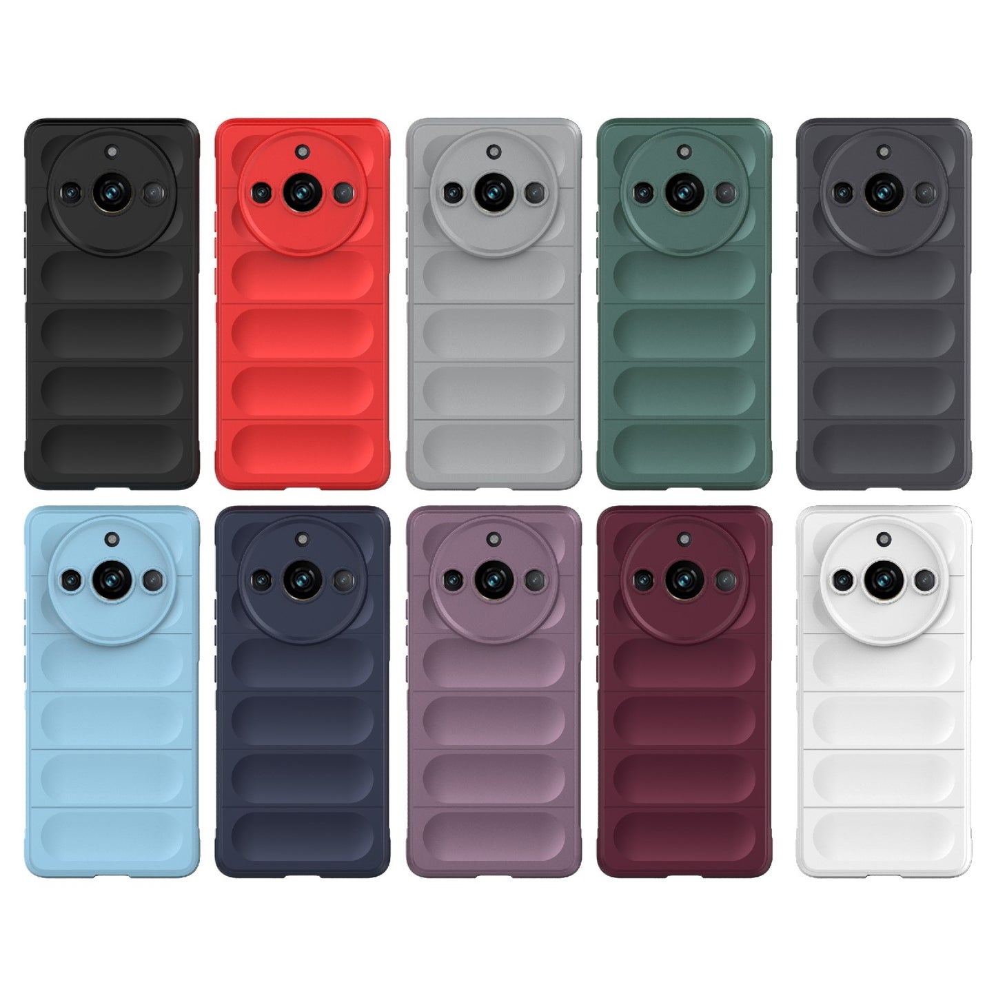 Realme 11 Pro+ 5G Magic Shield TPU + Flannel Phone Case: Durable, Non-toxic, Easy Access, Stylish Design