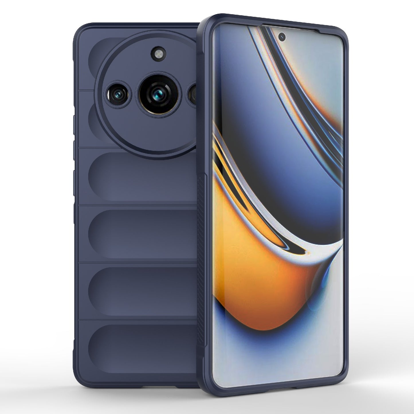 Realme 11 Pro+ 5G Magic Shield TPU + Flannel Phone Case: Durable, Non-toxic, Easy Access, Stylish Design