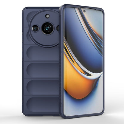 Realme 11 Pro+ 5G Magic Shield TPU + Flannel Phone Case: Durable, Non-toxic, Easy Access, Stylish Design