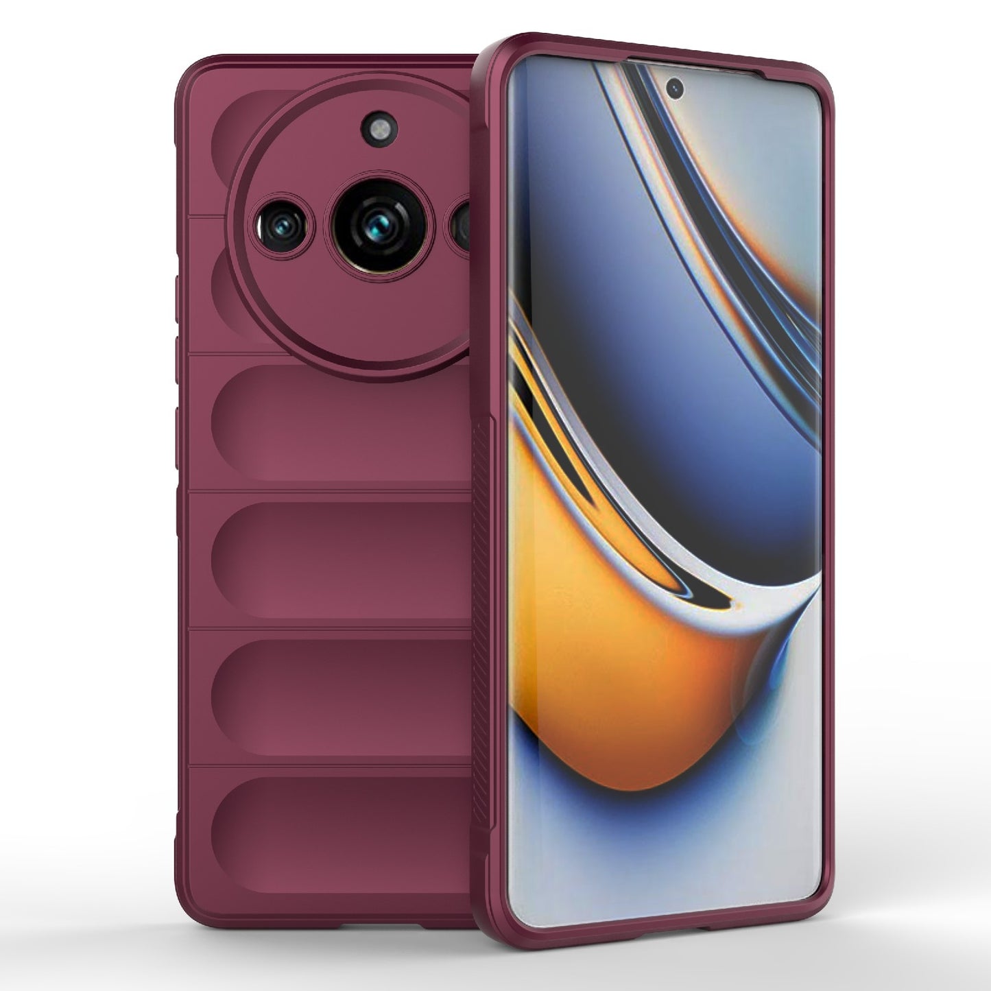 Realme 11 Pro+ 5G Magic Shield TPU + Flannel Phone Case: Durable, Non-toxic, Easy Access, Stylish Design