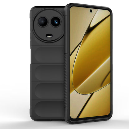 Realme 11 5G Global Magic Shield TPU + Flannel Phone Case: Durable, Non-toxic, Easy Access, Stylish Design