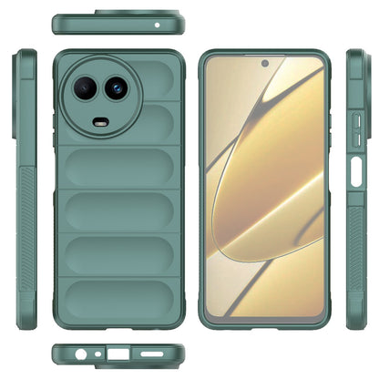 Realme 11 5G Global Magic Shield TPU + Flannel Phone Case: Durable, Non-toxic, Easy Access, Stylish Design