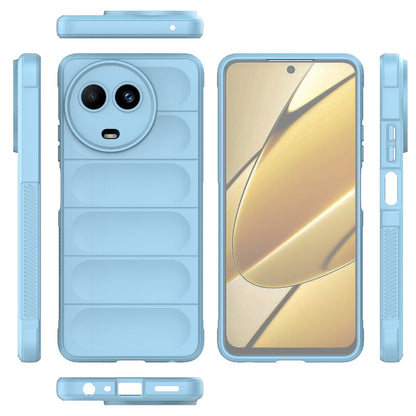 Realme 11 5G Global Magic Shield TPU + Flannel Phone Case: Durable, Non-toxic, Easy Access, Stylish Design