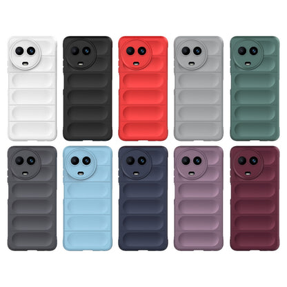 Realme 11 5G Global Magic Shield TPU + Flannel Phone Case: Durable, Non-toxic, Easy Access, Stylish Design