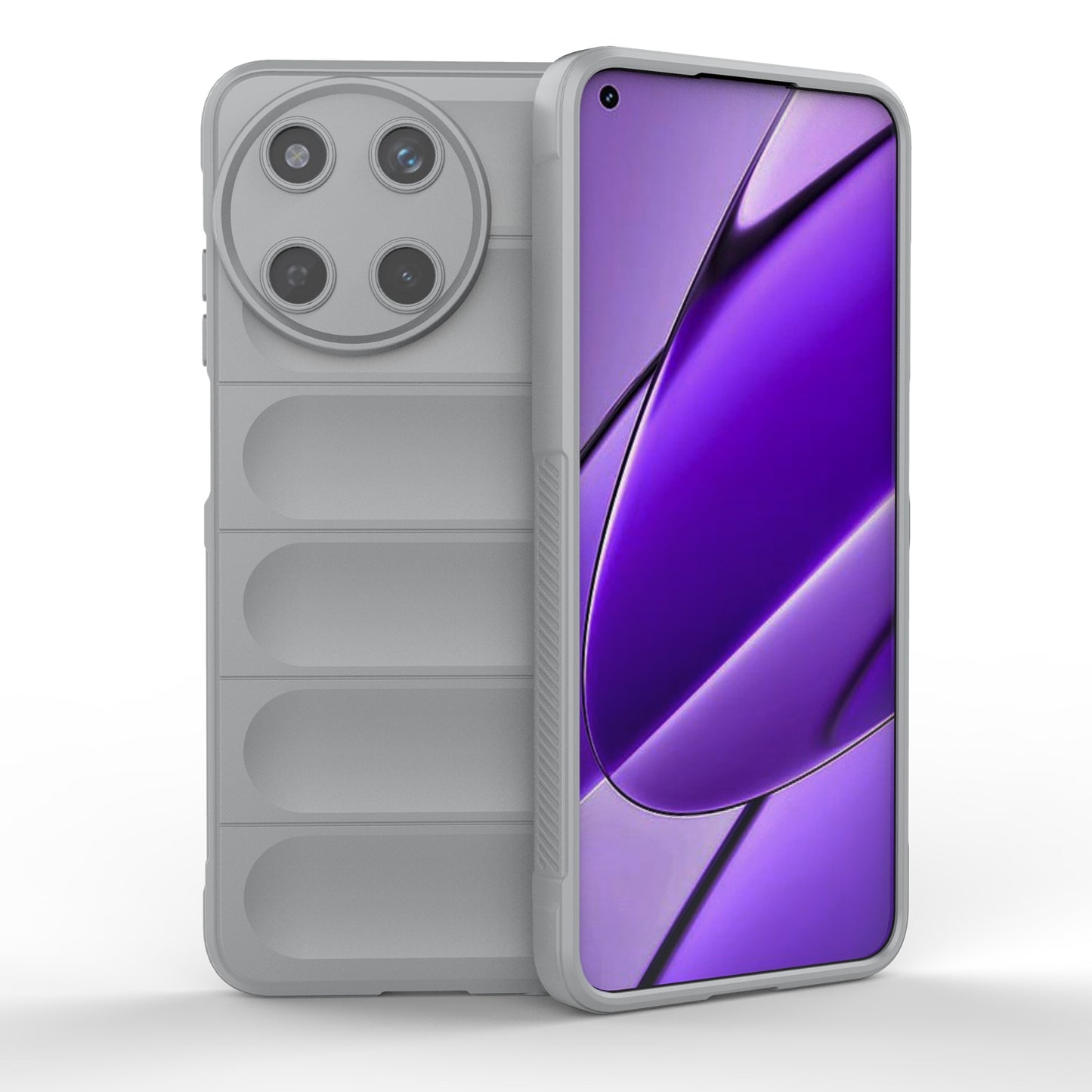 Realme 11 4G Global Magic Shield TPU + Flannel Phone Case: Durable, Non-toxic, Easy Access, Stylish Design