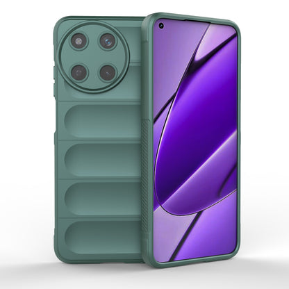 Realme 11 4G Global Magic Shield TPU + Flannel Phone Case: Durable, Non-toxic, Easy Access, Stylish Design