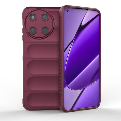 Realme 11 4G Global Magic Shield TPU + Flannel Phone Case: Durable, Non-toxic, Easy Access, Stylish Design