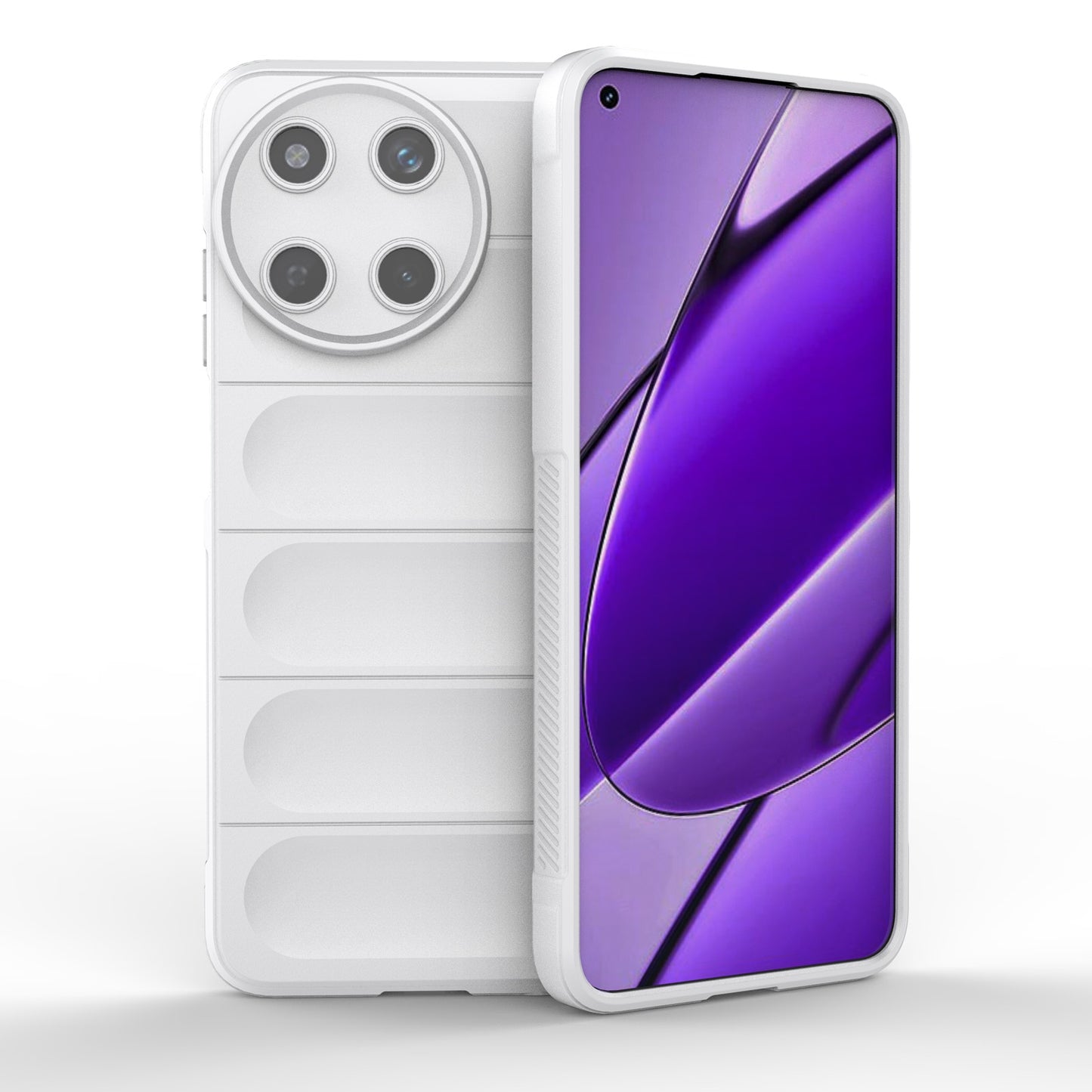 Realme 11 4G Global Magic Shield TPU + Flannel Phone Case: Durable, Non-toxic, Easy Access, Stylish Design