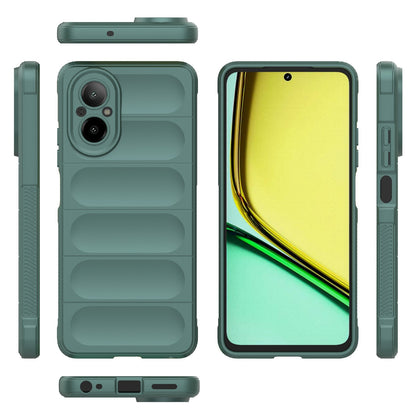Realme C67 4G Global Magic Shield TPU + Flannel Phone Case: Durable, Non-toxic, Easy Access, Stylish Design