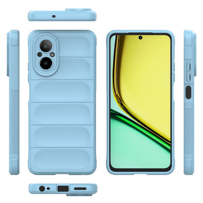 Realme C67 4G Global Magic Shield TPU + Flannel Phone Case: Durable, Non-toxic, Easy Access, Stylish Design